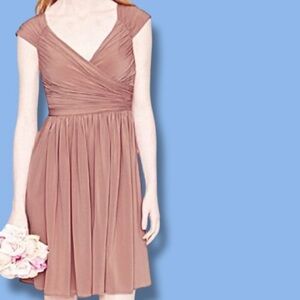 tulle junior bridesmaid dresses Rent Napoli High Neck Drape Maxi Dress main image 0